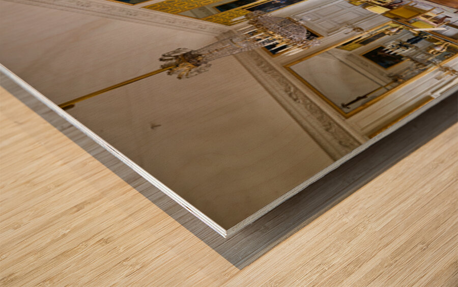 Visit Grand Trianon in Versailles for a glimpse of royal history Wood print