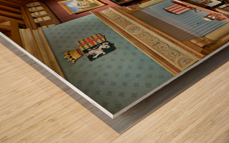 Visit to Chateau dAzay le Rideau in Loire Valley France Wood print