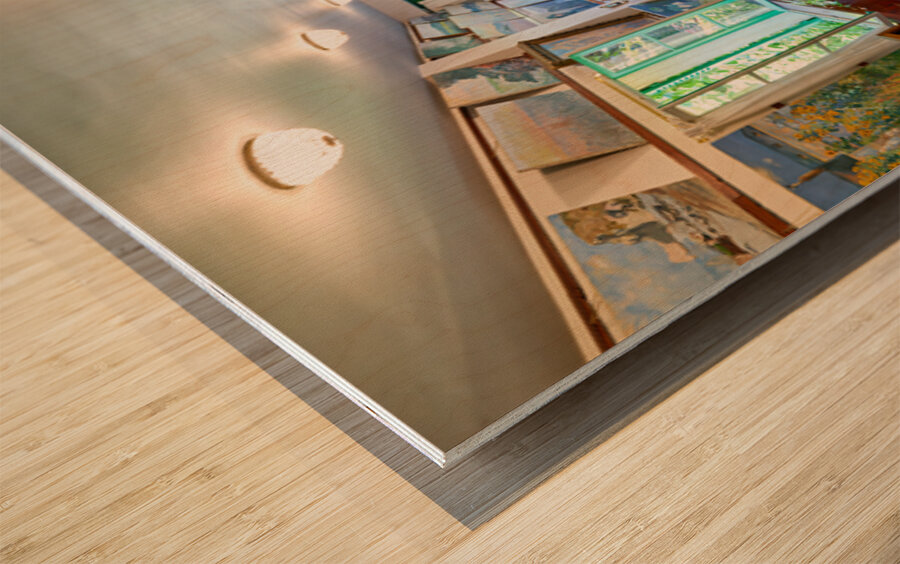 Visit to Monets house in Giverny Normandy France tells a unique Wood print