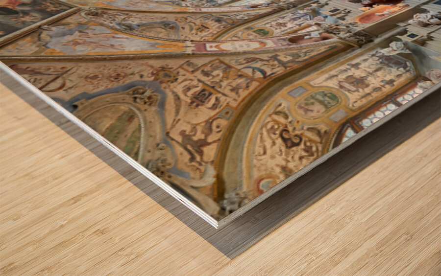 Visit to the residenz residence palace in munich germany Wood print