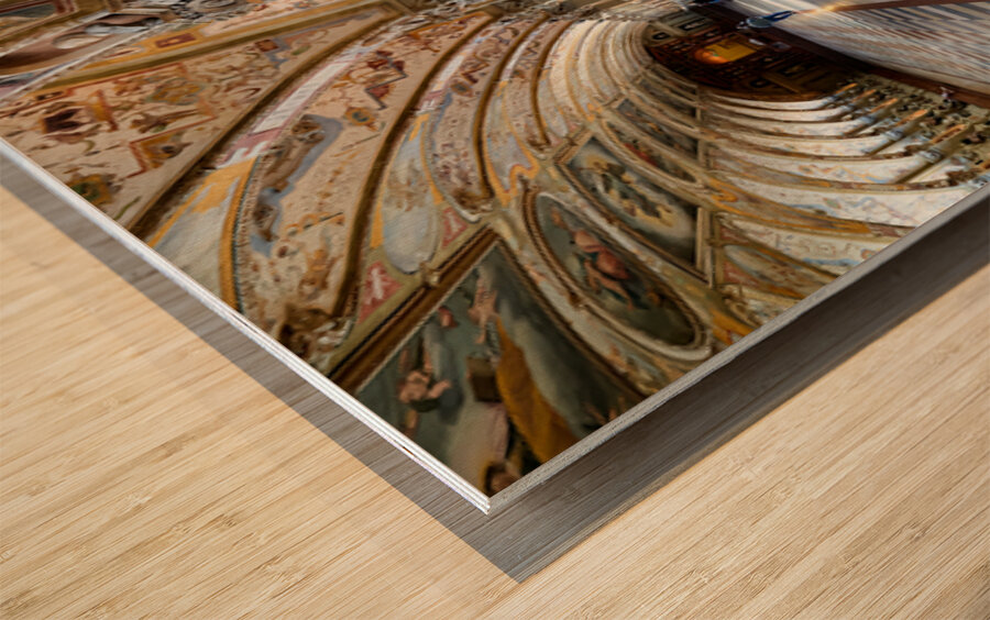 Explore the historic hall of Bavarias Residenz palace in Munich Wood print