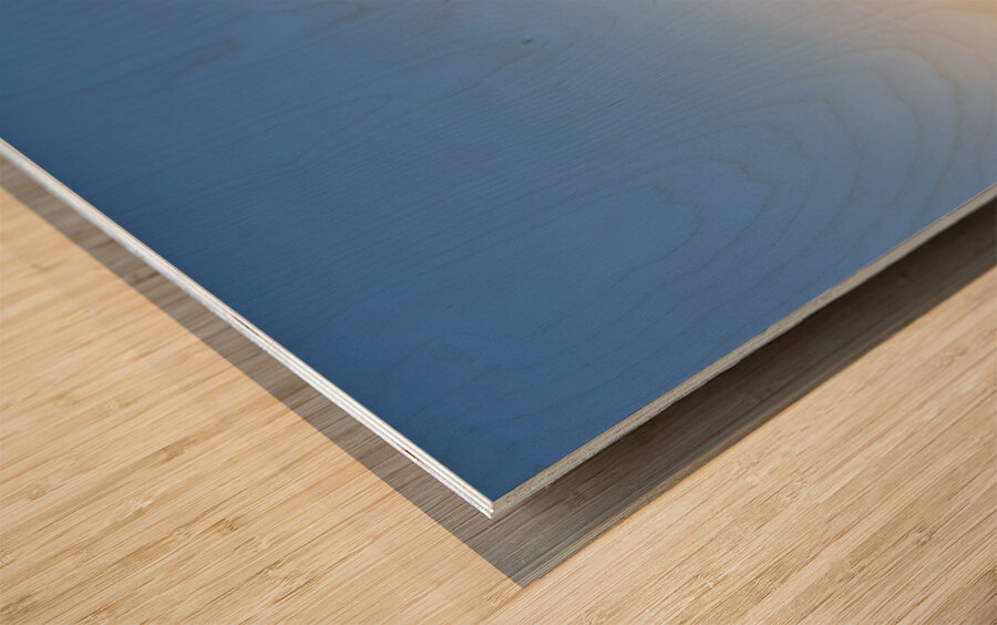 Burj Al Arab shines during sunset in Dubai UAE Wood print