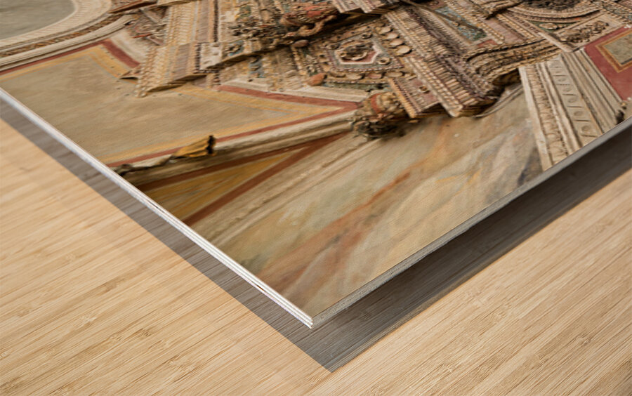 Visit Residenz Palace in Munich to see historical architecture Wood print