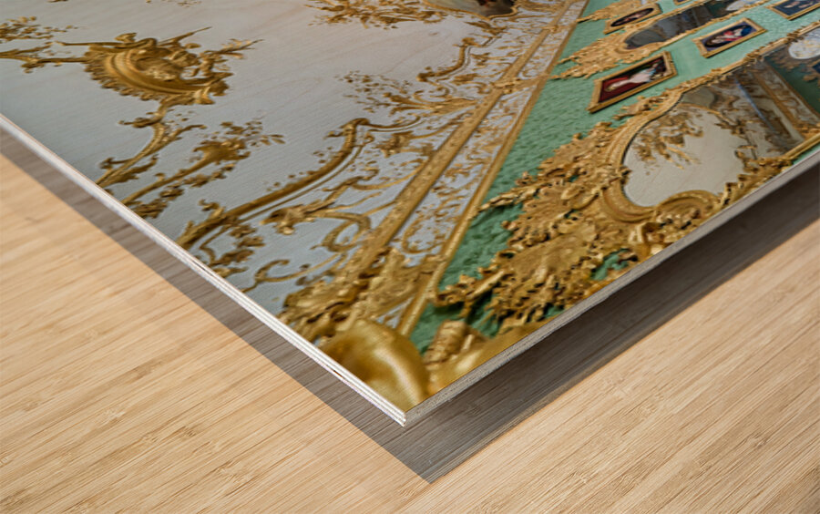 Explore the stunning interior of Munichs Residenz Palace in Bav Wood print