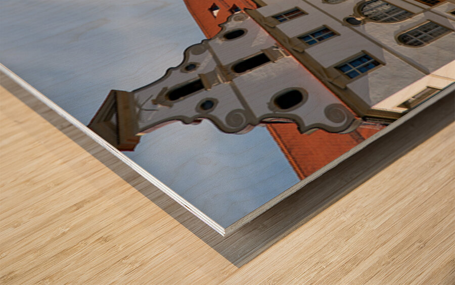 Visit to benediktinerkloster st. mang in fussen on romantic road Wood print