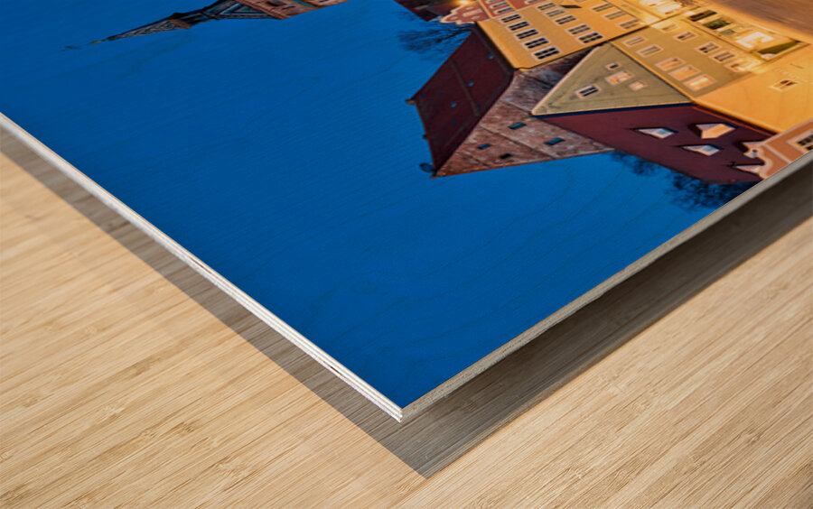 Explore Hauptplatz square in Landsberg am Lech on the Romantic R Wood print