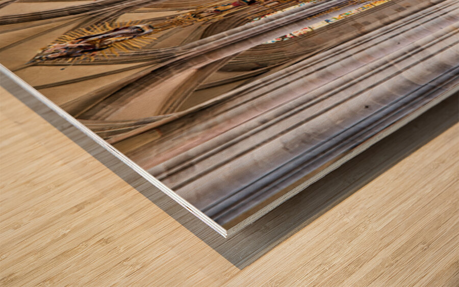 Saint Georges Minster altar in Dinkelsbuhl along Romantic Road Wood print