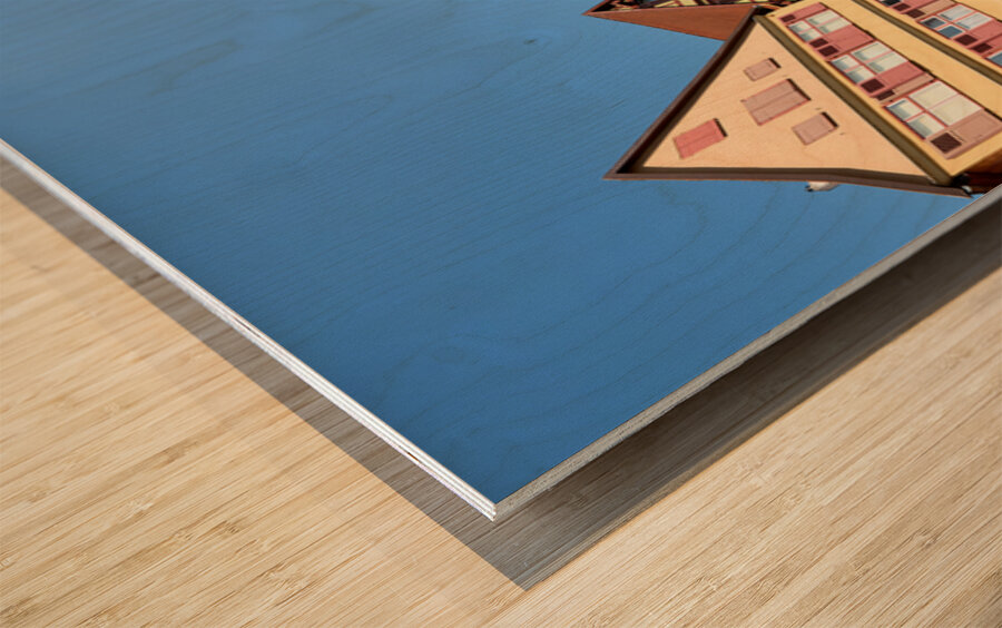 Visit Wornitz Gate in Dinkelsbuhl along the Romantic Road in Ger Wood print