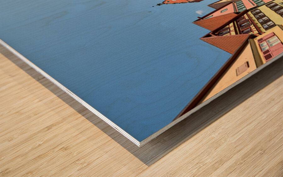 Wornitz Gate and historic sites in Dinkelsbühl Wood print