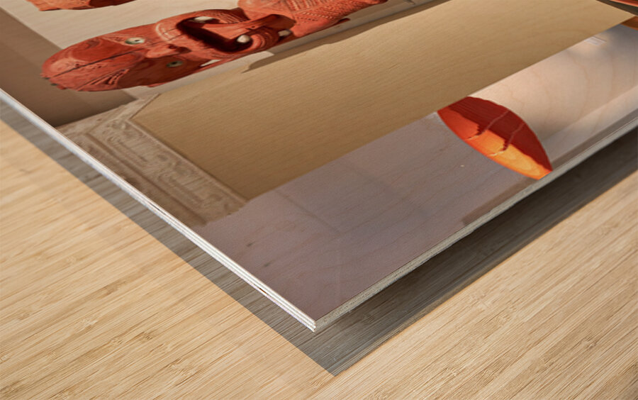 Explore Maori culture at Auckland War Memorial Museum in New Zea Wood print