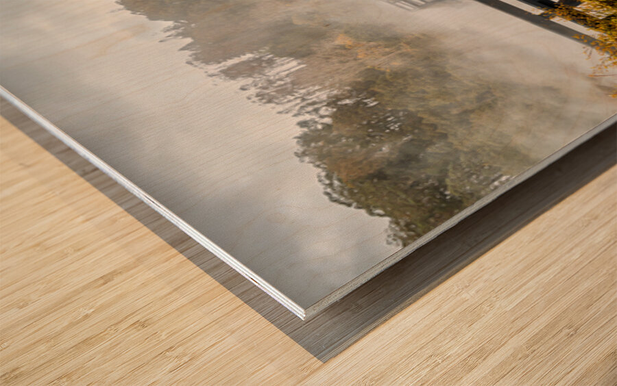 Discover geothermal trails in Whakarewarewa Rotorua Wood print