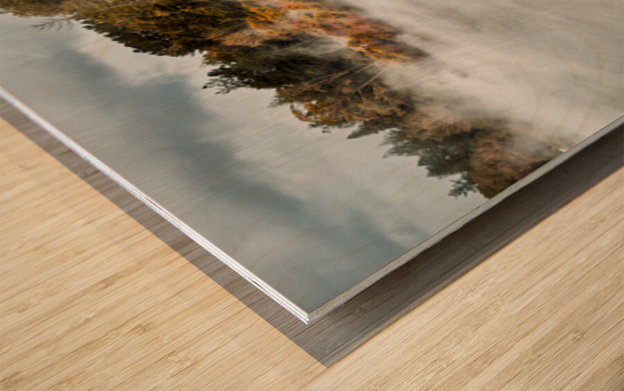 Explore geothermal trails at Whakarewarewa Maori Village in Roto Wood print