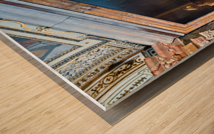 Martyrdom of st. matthew in church of st. louis of the french Wood print