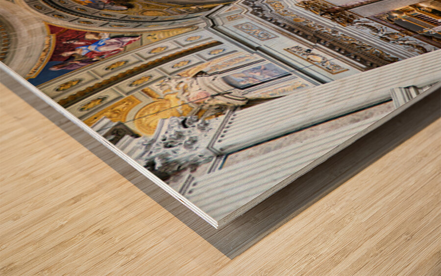 Visit St. Ignatius Church in Rome Lazio and enjoy its rich histo Impression sur bois