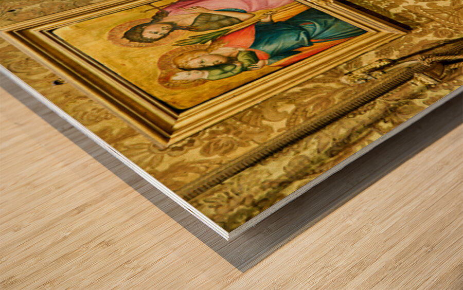 Art display at Doria Pamphilj Gallery in Rome Italy Wood print