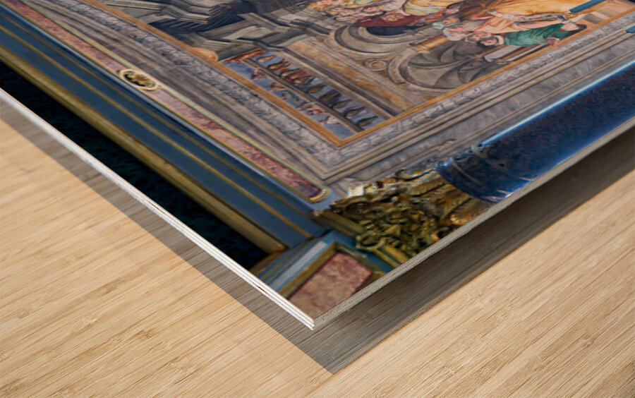 Visit to san pietro in vincoli and the reliquary of st peter Wood print