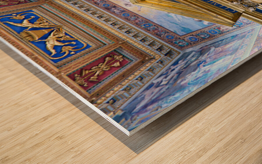 Cathedral of most holy savior and saints john in rome Wood print