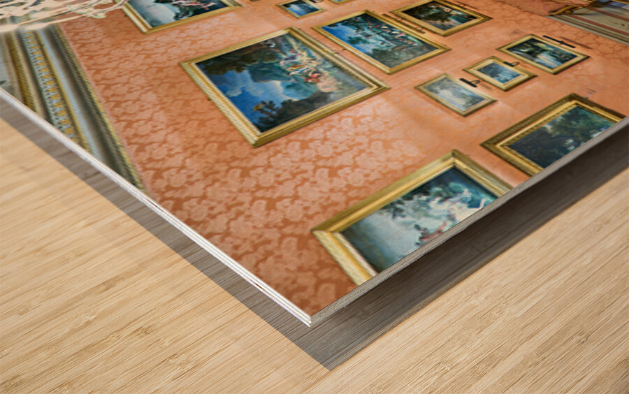 Visit to colonna art gallery in princess isabelle apartment in r Wood print