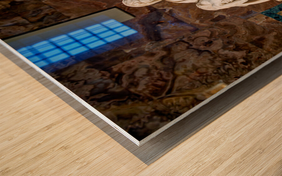 Michelangelos pieta at saint peters basilica in rome italy Wood print