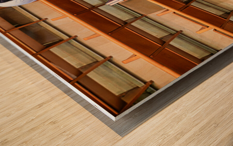 Prayer study at Hurva Synagogue in Jerusalem Wood print