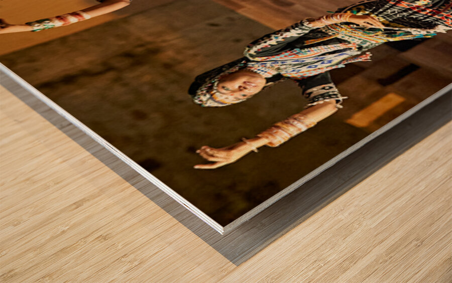 Traditional dance performance in Khimsar Rajasthan showcases cul Wood print