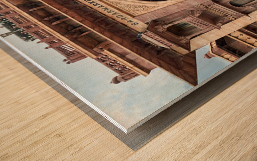 Visit to Sardar Market Girdikot in Jodhpur Rajasthan during the Wood print