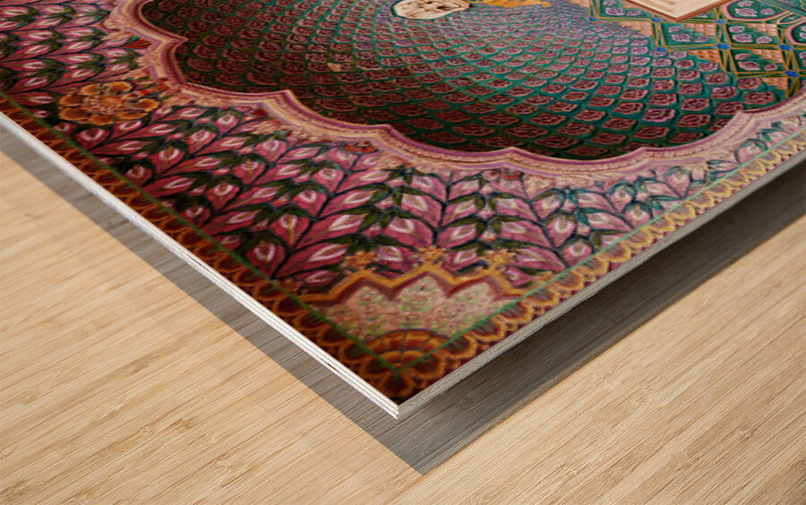 Detail of the main entrance door at City Palace in Jaipur Rajas Wood print