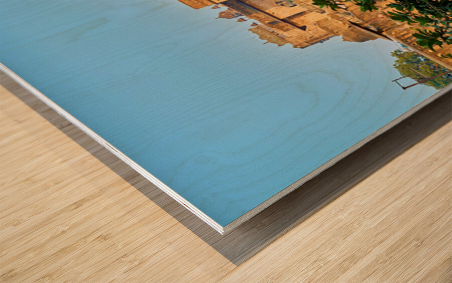 Explore the historic Fort Complex in Orchha Madhya Pradesh Ind Wood print