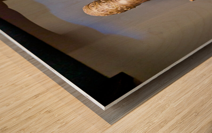 Sacred relics found in the treasure chamber of San Domenico Magg Wood print