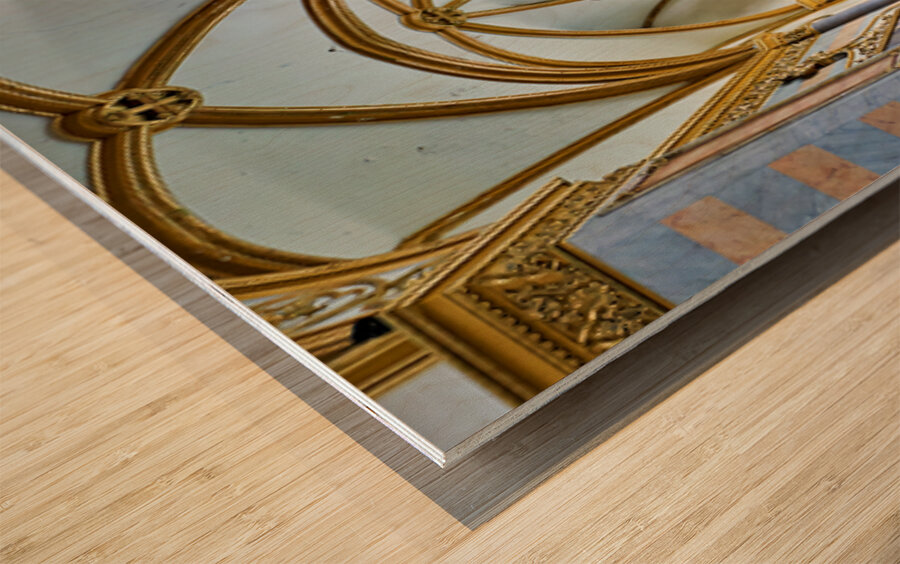 Visit to San Domenico Maggiore church in Naples Campania Italy Wood print