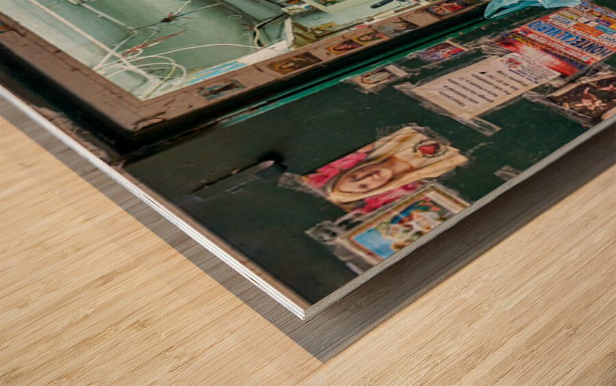 Greengrocer in Quartieri Spagnoli Naples Italy during daytime Wood print