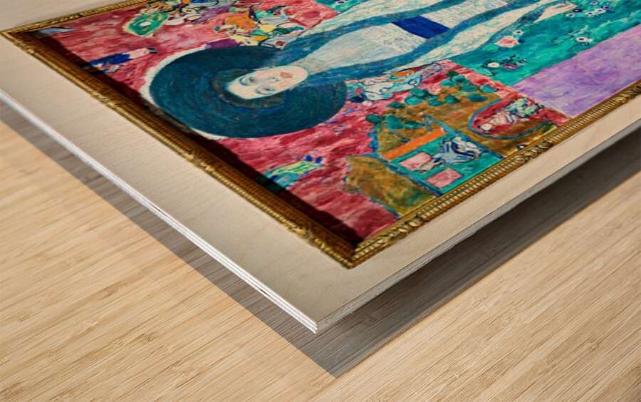 Adele Bloch Bauer II painting at Museum of Modern Art in Manhatt Wood print