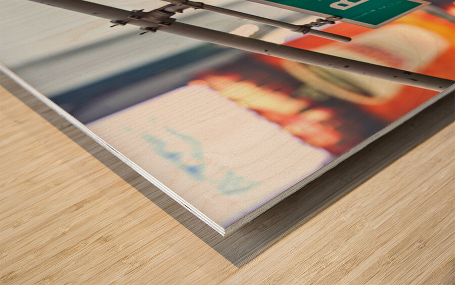 Broadway street sign in Manhattan New York City during the day Wood Print 2