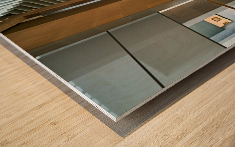 Visitors explore the Robert Lehman Collection at Metropolitan Mu Wood print