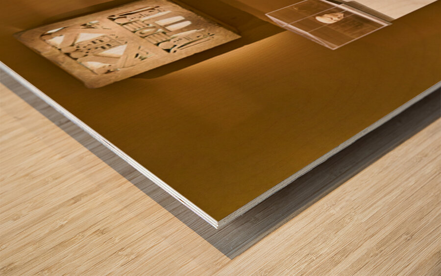 Usermontus sarcophagus at the Met in New York Wood print