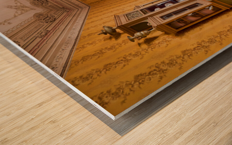 Visit to the palazzo nicolaci palace in noto sicily italy Wood print