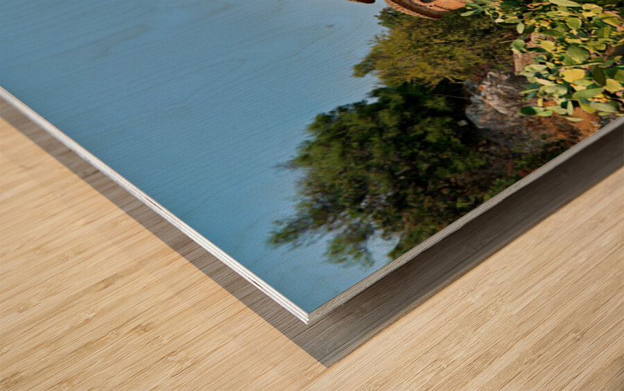 Historic Byzantine church at Cattolica di Stilo in Calabria Ital Wood print