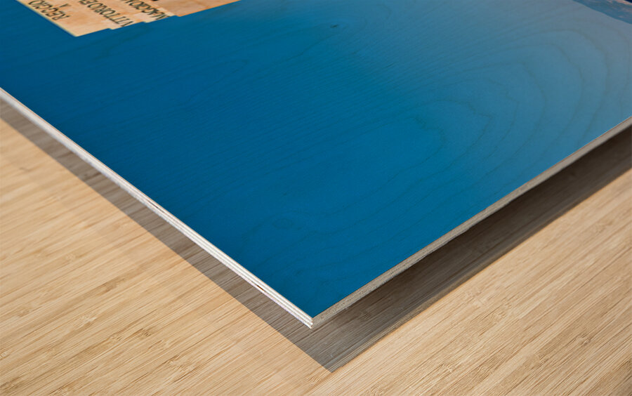 Monument to Vittorio Emanuele on the seafront in Reggio Calabria Wood print