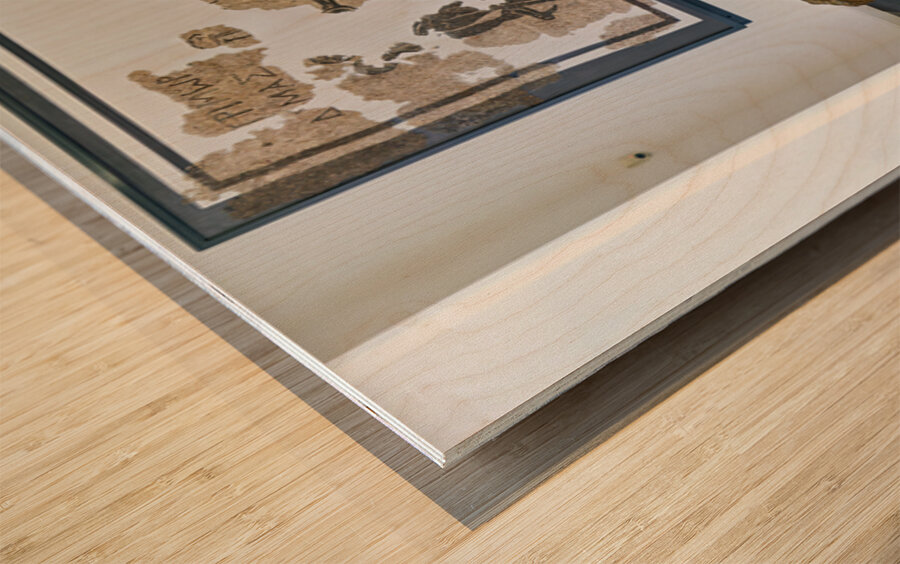 Exploring ancient artifacts at the National Museum of Magna Grec Wood print