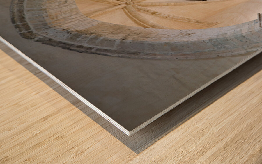 Baroque altar of Saint Francis of Assisi church in Gerace Calab Wood print