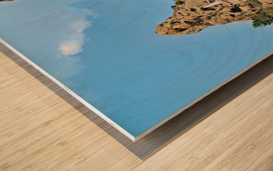 Exploring Pentedattilo the abandoned town in Calabria Italy Wood print