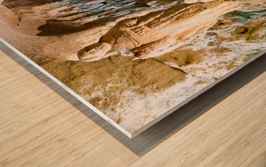 Visit to cave church of Piedigrotta in Pizzo Calabro Italy Wood print