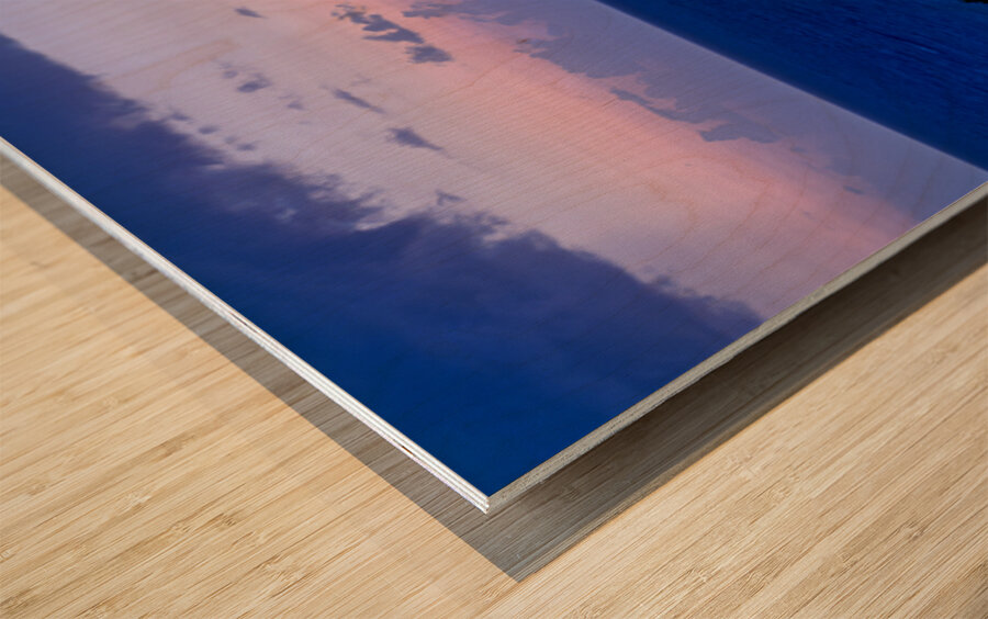 Tropea offers views of the sea and buildings at sunset in Calabr Wood print