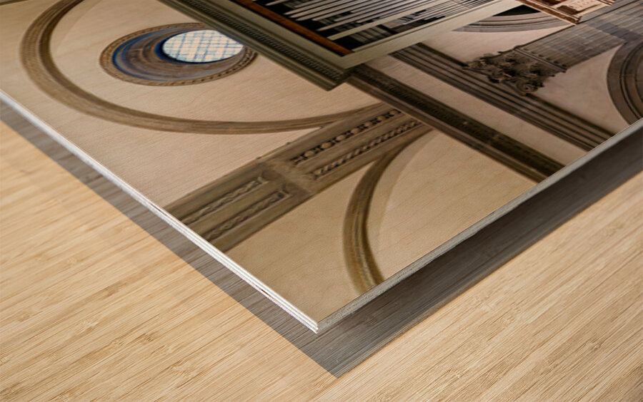 Pipe organ in Basilica of San Lorenzo in Florence Tuscany Wood print