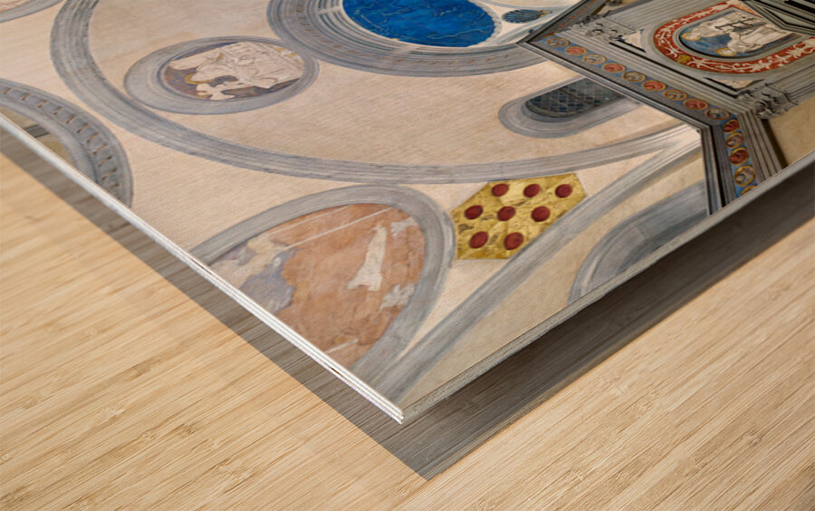 Visit to the basilica of san lorenzo in florence tuscany italy Wood print