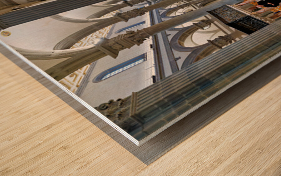 Visit to basilica of san lorenzo in florence tuscany italy Wood print