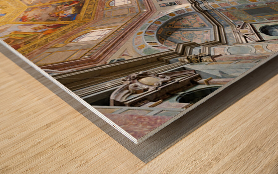 Explore Cappelle Medicee Florences unique architecture Wood print