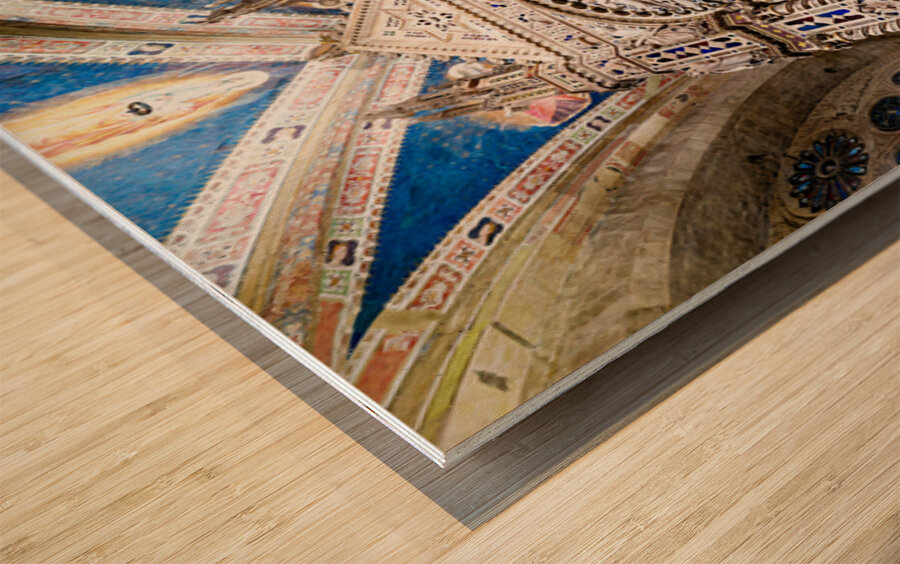Orsanmichele church in Florence with Orsancagnas Tabernacle Wood print