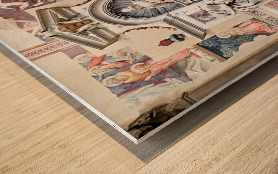 Visit Basilica di Santa Croce Florence: Galileos Tomb Wood print