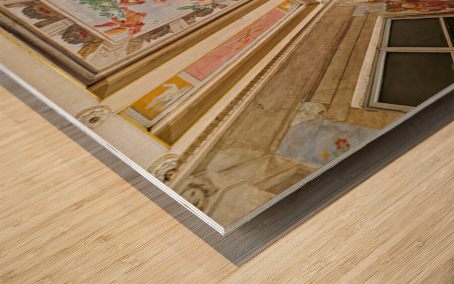 Visit Casa Buonarroti in Florence Tuscany to see historical art Wood print